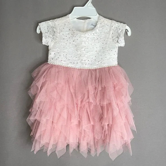 knee length dresses for ladies Alina Lace Top Tutu Dress – Abby Apples Boutique